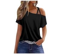 Generico Camicia Donna Elegante Verde Scuro Camicia Donna Lino Maglietta Nera di Cotone Maniche Lunghe Donna Top Donna Sexy con Lacci T Shirt Backless Maglietta Donna Cotone Blu Scuro