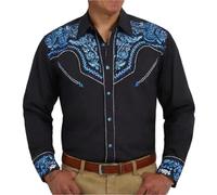 Generico Camicia Uomo Manica Lunga No Stiro Elasticizzata Elegante Camicia Che Non Si Stropiccia Uomo con Bottoni Antigrinza Taglio Regolare Formale da Ufficio,Tempo Libero