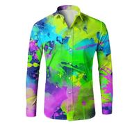 Generico Camicie Uomo Particolari La Svendita di Oggi Maglie Calcio Personalizzabili Camicia Cotone Manica Lunga 3XL Canotte Palestra Bodybuilding Pack Canottiera Estive