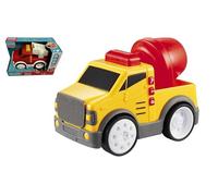 Generico Camion Giocattolo Prima Infanzia con Luci Suoni e Movimento Premi e Va Macchinina Giocattolo Prima Infanzia Camion Pompieri Betoniera Auto Polizia per Bambini Piccoli