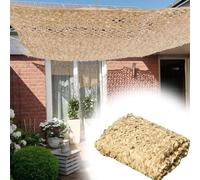 Generico Camouflage Sand Mesh Camouflage 4x7m（13.1x23ft） Reinforced Military Shade Net for Camping Sun Protection Garden Car Cover Customisable Size
