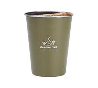Generico Camp Cup - Compact Cold Drinks Coffee Drinkware, Stainless Steel Hiking Cup for Beach, Travel Hiking Backpacking Mountain Climbing Outdoor Activity, Indoor Use, Portable Cups