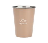 Generico Camp Stainless Cup, Compact Travel Mug Kit, Lightweight Hiking Drinkware Design with Easy Carry Setup, 3.15x3.94 inches Outdoor Coffee Cup Set, Modern Style Adventure Mug for Travel Use