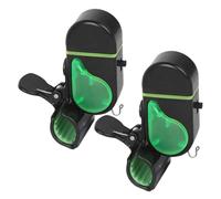 Generico Campane da con Luce LED - Campane Sensibili per Canna da in 2 Pezzi per Allarmi di Abboccata | Attrezzatura da Pescas per Sport all'Aria Aperta d'Acqua, Allarmi per Abboccata