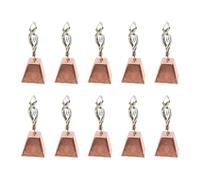 Generico Campanelli Canna da | 10 Pezzi Attrezzatura Allarme con Morsetto - Allarme Esca Notturna,per Il Pesce Gatto in Mare con Canna in Laghi Fiumi E Bacini con Acqua Salata E Durante La Notte per