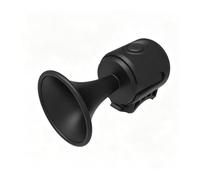 Generico Campanello Elettrico Bici EH-2, clacson Manubrio ABS+PC | Modello as520210, suono singolo 95-120db, IPX4, 4.8*4.6*8cm, cinghie, manuale, pad
