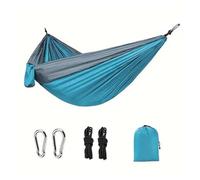 Generico Camping, Amaca Comoda e Traspirante for Quattro Stagioni con Design da Viaggio con Zaino, Adatta for campeggi all'aperto,for Hiking(Blue)