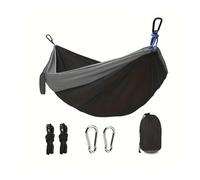 Generico Camping, Amaca for Campeggio Amache Attrezzatura for attività all'aperto Zaino in Spalla Sopravvivenza o Viaggio Portatile Leggero Paracadute Nylon,for Hiking(Gray)