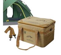 Generico Camping Bags, Cooking Utensil Organizer, 16.54x12.2x10.24 Inches Foldable Tabletop Design, Large Capacity Storage Pouch for Backpacking, Hiking, Beach, Outdoor Adventures