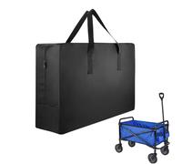 Generico Camping Cart Storage Bag, Heavy Duty Organizer Pouch, 31.89x10.24in High Load Bearing Protective Cover, Storage Bags, Foldable Outdoor Equipment Bag for Grocery Shopping