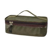 Generico Camping Cooking Utensils Bag, Portable Cookware Pouch, Breathable Mesh Design, Resists Wear and Tear, Lightweight Storage, Ideal for Bbq Picnic Travel Adventure, 11.42x5.12x3.54 Inches