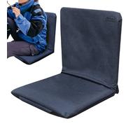 Generico Camping Floor Chair with Foldable Design and Waterproof Cushion, Comfortable Reclining Stadium Seat with Back Support for Hiking, Outdoor Camping, Sporting Events, Picnics