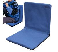Generico Camping Floor Chair with Foldable Design and Waterproof Cushion, Comfortable Reclining Stadium Seat with Back Support for Hiking, Outdoor Camping, Sporting Events, Picnics