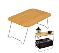 Generico Camping Folding Table, Small Portable Table, 17.72x11.81x7.76 Inches Outdoor Packable Desk, Compact Tabletop for Car Travel Indoor Garden Patio Balcony Yard Stationery Picnic Setup