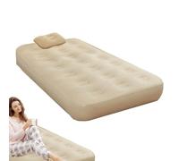 Genérico Camping Gonfiabile Mattress Bed Twin Built-in Pump,Foldable Gonflating Floor Sleeping Pad For Camping Home Guest