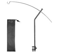 Generico Camping Lantern Stand, Portable Folding Light Pole, 26.38 Adjustable Lamp Support Rack for Beach, BBQ, Fishing, Picnic, Cooking, Travel, Backyard, and Outdoor Camp Accessories
