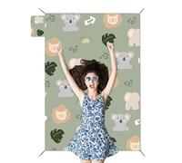 Genérico Camping Mat - Outdoor Picnic Mat | Portable Leisure Sheet | 83 x 59 Inch Portatile Soft Thick Picnic Mat For Travel, Backyard, Trip, Fishing, Beach, Campeggio | Portable-Outdoor-Blanket