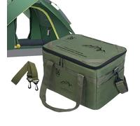 Generico Camping Organizer Bag, Cooking Utensil Storage, Backpacking Gear Caddy, Built-in Tabletop, 36L Large Capacity, for Outdoor Cooking, Beach Trips, Hiking Use, 12.2x10.24 inch