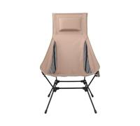 Generico camping stool, Sedia spaziale con struttura rialzata a quattro angoli, supporto for la testa, adatta for campeggio, escursionismo, pesca, alpinismo, giardino,For Patio Lawn(Khaki)