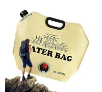 Generico Camping Water Container - 8l Storage Containers, Drink Pouches for Backpacking, Storage Jug Piece, Liquid Tank Kit with Integrated Carry Handle, Fluid Management Tool for Volume Monitoring