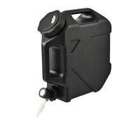 Generico Camping Water Container, Spigot Drinking Jug, Leakproof Outdoor Bucket 10l Capacity Dispenser, Drink Waters Tank for Picnic, Hiking, Sports, Travel, Campsite, Color Black or Khaki