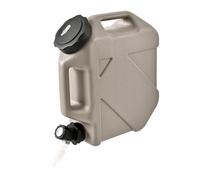Generico Camping Water Container, Spigot Drinking Jug, Leakproof Outdoor Bucket 10l Capacity Dispenser, Drink Waters Tank for Picnic, Hiking, Sports, Travel, Campsite, Color Black or Khaki