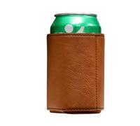 Generico Can Cooler Sleeves Covers For Beer PU Leather Cooler
