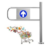 Generico Cancello a Battente con Chiusura Automatica e Molla di Sicurezza per Il Controllo del Traffico unidirezionale - Soluzione Durevole per la Gestione degli accessi in supermercati, biblioteche,