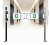 Generico Cancello a Senso Unico, cancello a Battente Automatico con Ritorno a Molla, cancello a Battente Automatico bidirezionale con Funzione di Sicurezza a Chiusura Automatica, Ideale per ingressi