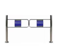 Generico Cancello a Senso Unico, cancello a Battente con Ritorno Automatico, cancello pedonale in Acciaio Inox, cancello di Sicurezza a Battente unidirezionale con Chiusura Automatica e Montaggio su