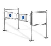 Generico Cancello a Senso Unico, cancello a Battente con Ritorno Automatico(en:Cancello di Sicurezza con Chiusura Automatica, cancello a Senso Unico in Acciaio Inox per Ingresso e Uscita di superm