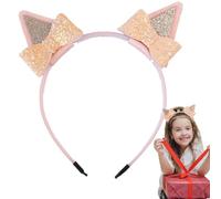 Generico Canda Per Cani - Canda Per Capelli Con Sequenza Di Paillettes | Vesti Per Le Ragazze Festa In Costume | Custom Ears Hoop Con Prua Per Cosplay Role -Halloween Props Photo Cap Wearling