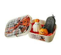 Generico Candela Profumata A Forma di Fantasma - di Halloween | Teschio E Pietra Tombale, Centrotavola in Stile Gotico Spettrale per Aromaterapia, Decorazioni per La Casa, Feste E Halloween