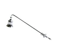 Generico Candle Extinguisher Snuffer - Iron Aluminum Metal | Wick Bell Design Candle Snuffer Tool, Flame Put out Extinguisher | Safe Candles Accessory for Home Bath Birthday Housewarming Use
