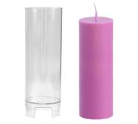 Generico Candle Moulds Set - Pillar Candle Casting Mold, Cylindrical Candles Form | Craft Supplies Party Decor Home Projects Candlee Holder Moulds for Crafting with Easy Release
