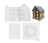 Generico Candlestick Silicone Mold | House Plaster Mold | Candlestick M0ld | Plaster M0ld Gypsum Molds | House Candlesticks Molds | Candlesticks Molld | Resin Casting Molld for DIY Crafts