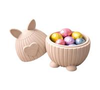 Generico Candy Bowl - 55g Cute 3D Printed Easter Bunny Shaped Serving Containers, Candy Bowl For Office - For Table Home Party Kitchen Holiday Cookie Snack Sugar Nut