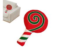Generico Candy Cane Plush Red - White Green Festive Home Decor Winter | Christmas Candy Cane Pillow | Red White Green Festive Home Decor | Christmas Pillows | For Couch Bed Home Living Room Sofa Do