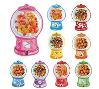 Generico Candy Cards Gift Set, DIY Treat Holders for Classroom Exchange, 36/18 PCS with Plastic Domes, Bubble Gum Machine Design, DIY Fun (36PC)