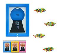Generico Candy Dispenser, Rare Vintage the Handy Candy Frame - Hanging Candies Machine Art, Mini Wall Mount Gumball Machine, Snack Spinner Picture Frame Display, Hang on Wall or Stand on Table (C)
