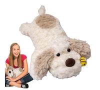 Genérico Cane di peluche | cucciolo di cane sdraiato, per bambini e adulti, camera dei bambini, camera da , soggiorno, divano, sedia, scaffale, scrivania,