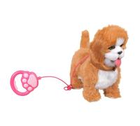 Generico Cane Peluche Elettrico interattivo Che Parla e Tira Fuori la Lingua per Divertimento dai 3 Anni in Cane Peluche Elettrico Morbido e Sicuro con Funzione parlante