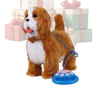 Genérico Cane Robot,Animale domestico elettronico che cammina e abbaia - Cucciolo robot di peluche | per bambini, ragazze, adulti, casa, compleanno e compagno di gioco