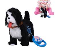 Generico Cane Robot | Peluche Animale da Compagnia che Cammina e che Abbaia - Cane Robot Realistico | Per Bambini Regalo Compagno Domestico Gioco Festa Compleanno Spazi Domestici