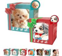 Generico Cane robotico AI aggiornato per adulti, cucciolo robot realistico, peluche interattivo che stimola la curiosità, con funzioni di camminata, abbaio e scodinzolio, per bambini e adulti (A+C#)