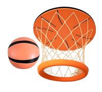 Generico Canestro Da Basket Da Interno - Giochi Di Goal Con Rete E Palla | Canestro Per Basket Da Soffitto Pieghevole | Per Ragazzi Ragazze Adolescenti Adulti Famiglie Casa Stanza Giochi Soggiorno