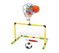 Generico Canestro da Basket per Piscina 2-in-1 Goal con Palla Galleggiante