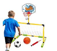 Generico Canestro da Basket per Piscina Giocattolo 2 in 1 Porta da Calcio