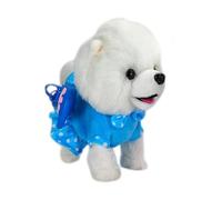 Genérico Cani Giocattolo A Camminare E Abbaiare | Bambola Consolida Interattiva Elettrica,Peluche Abbaia | per Bambini Ragazze Compleanno Natale Camera Da Bambini Soggiorno