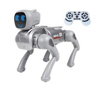 Genérico Cani robotizzati per bambini con telecomando e app | Animali domestici intelligenti che camminano | Giocattolo interattivo per bambini, ragazze, casa, giardino, Aula, compleanno e viaggi